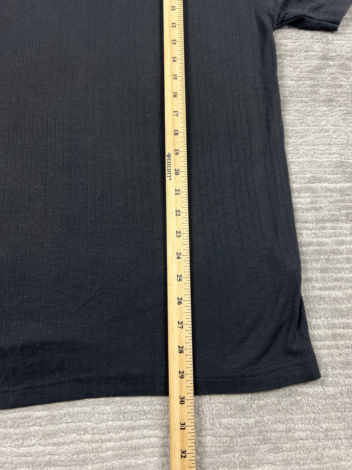 Vintage Knightsbridge Shirt Mens Medium Black Short Sleeve Rayon Blend gallery