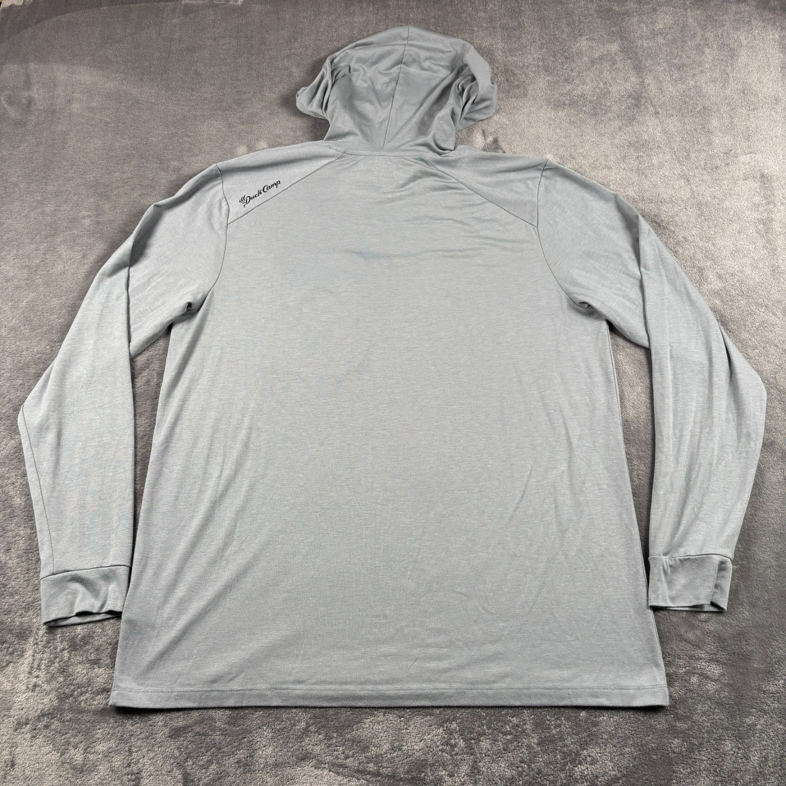 Duck Camp Shirt Mens Large Gray Hoodie Bamboo Lightweight Premium Outdoor gallery