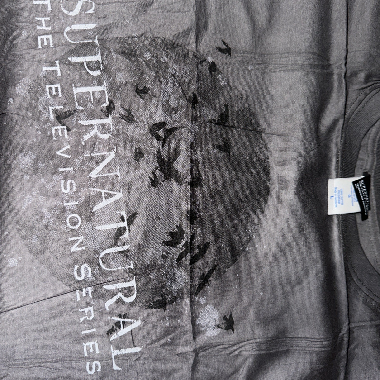 Warner Bros. Supernatural 2007 Fantasy TV Series Promo T-Shirt, Size Large gallery