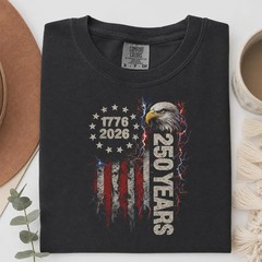 American Eagle Patriotic Freedom Anniversary Comfort Tee