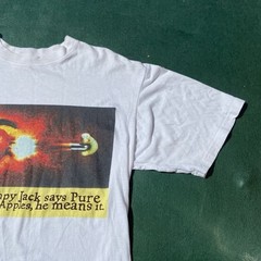 Vintage Scrumpy Jack Cider T Shirt Large Shooting Maggot 90s Promo Breweriana