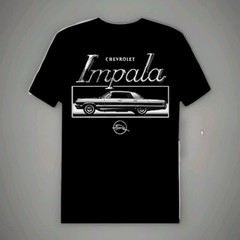 NEW! CHEVROLET IMPALA Size MEDIUM Officially Licensed Graphic T-Shirt