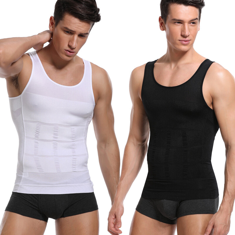 Men Body Shaper Slimming Tummy Vest Thermal Compression Shirt Tank Top Shapewear gallery