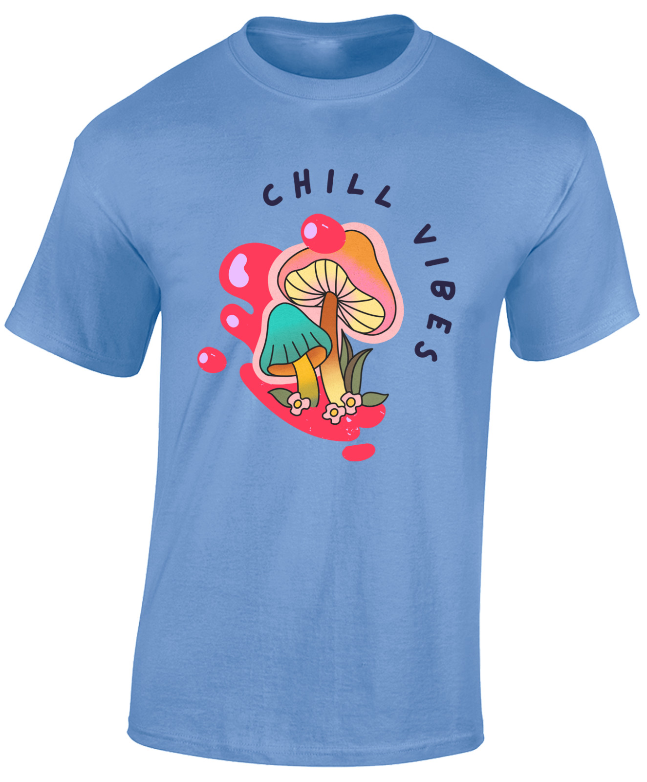 CHILL VIBES MENS T SHIRT FUNNY SUMMER HOLIDAY CLOTHING CASUAL NICE TOP gallery