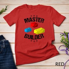 Cool Master Builder Funny Building Blocks Gift Men Women Premium Unisex T-shirt