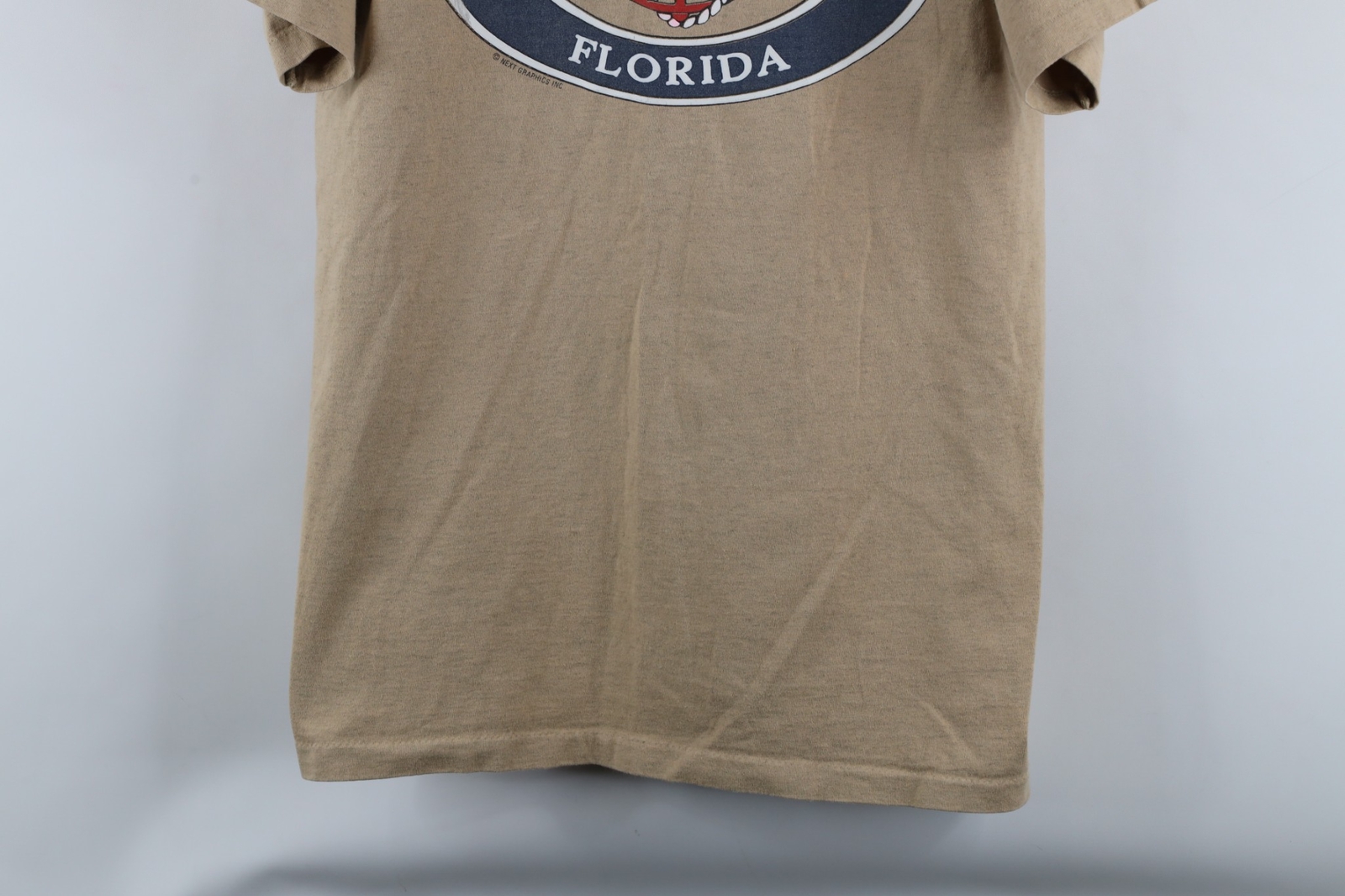 Vintage 90s Streetwear Mens Large Spell Out Ft Myers Beach Florida T-Shirt USA gallery