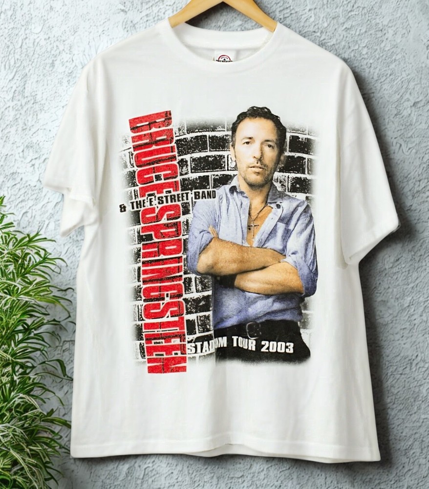 Bruce Springsteen E Street Band 2003 Stadium Tour Giants Stadium Tee XL