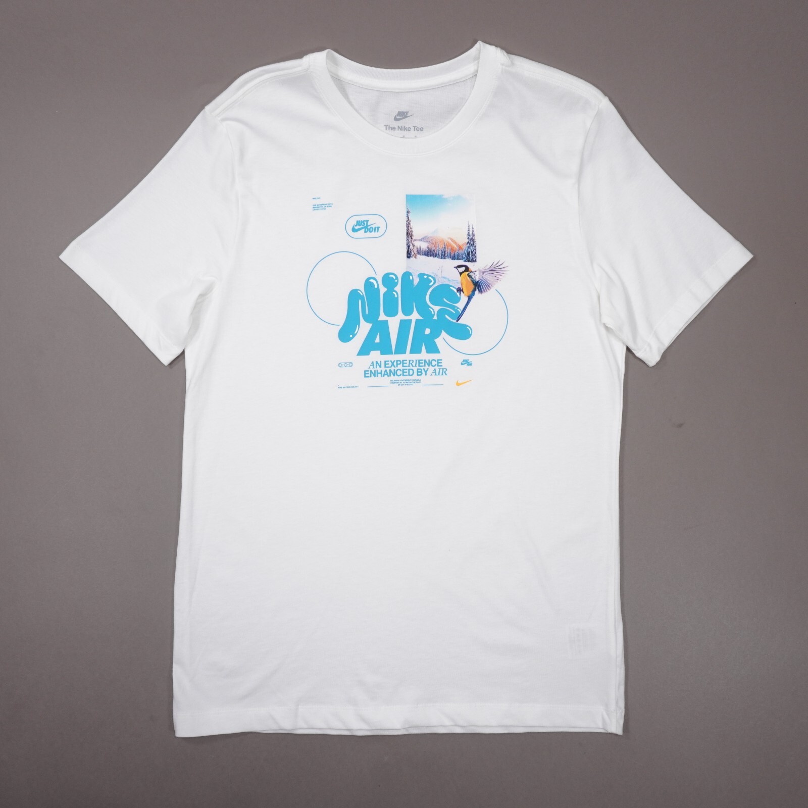 Nike Sportswear NSW Air T Shirt Mens Medium White Short Sleeve Cotton FJ1101 EUC gallery