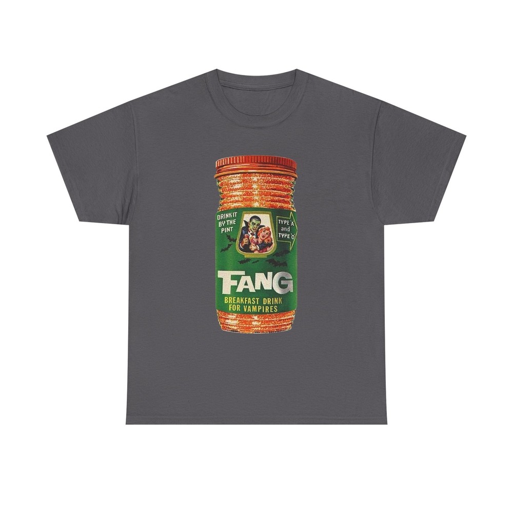 Wacky Packages FANG Jar Printed T-Shirt Funny TANG Parody