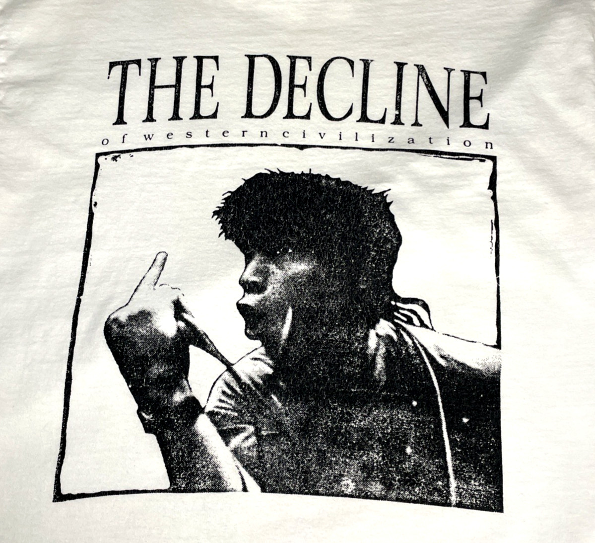 Supreme The Decline of Western Civilization Tee White L FW17 Box Logo Graphic gallery