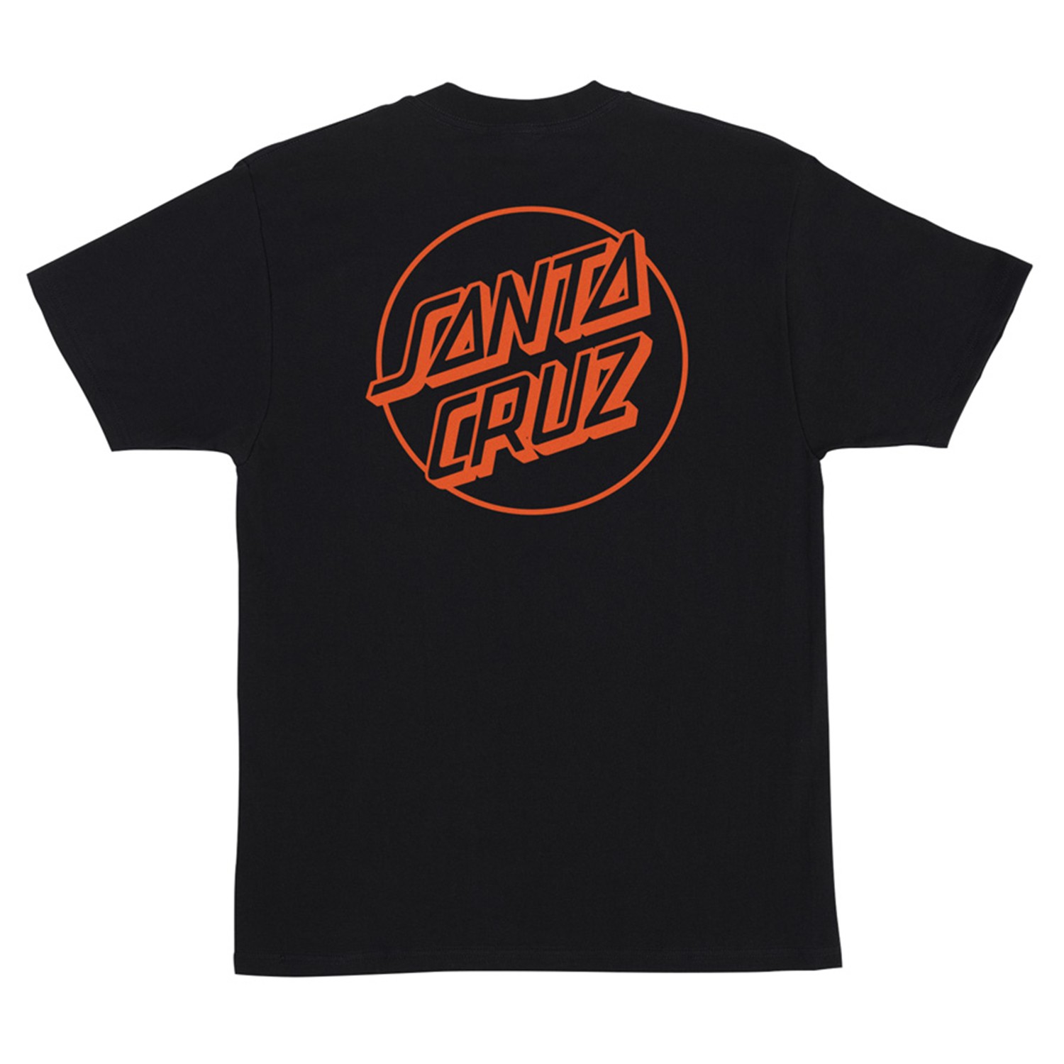 Santa Cruz Skateboards Shirt Opus Dot Black/Orange