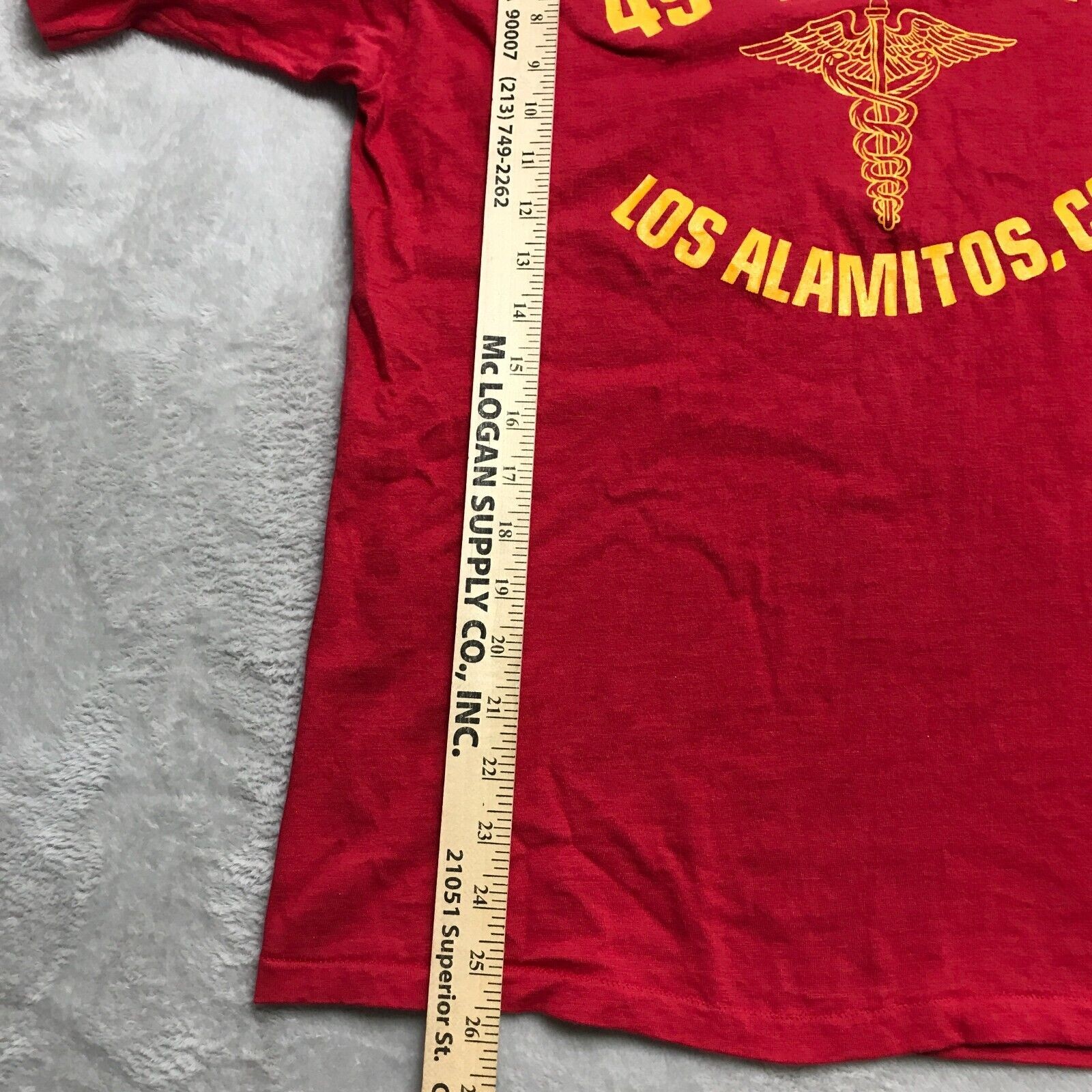 Vtg Artex Single Stitch T Shirt L 49th Medical Battalion ARMY 90s USA Made gallery