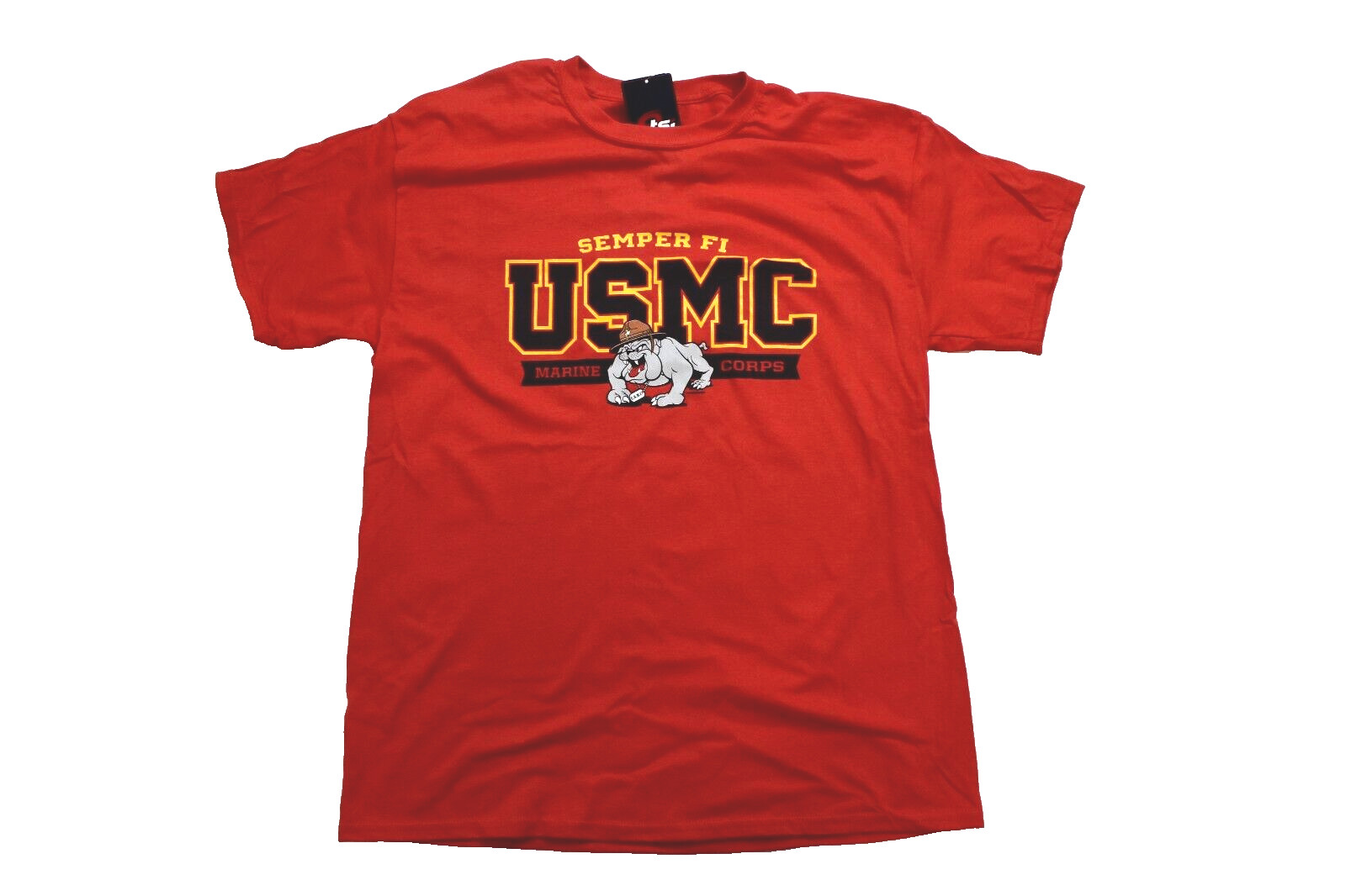 TSI Sportswear Mens Semper Fi Marines USMC Marine Corps Bulldog Shirt New S-XL