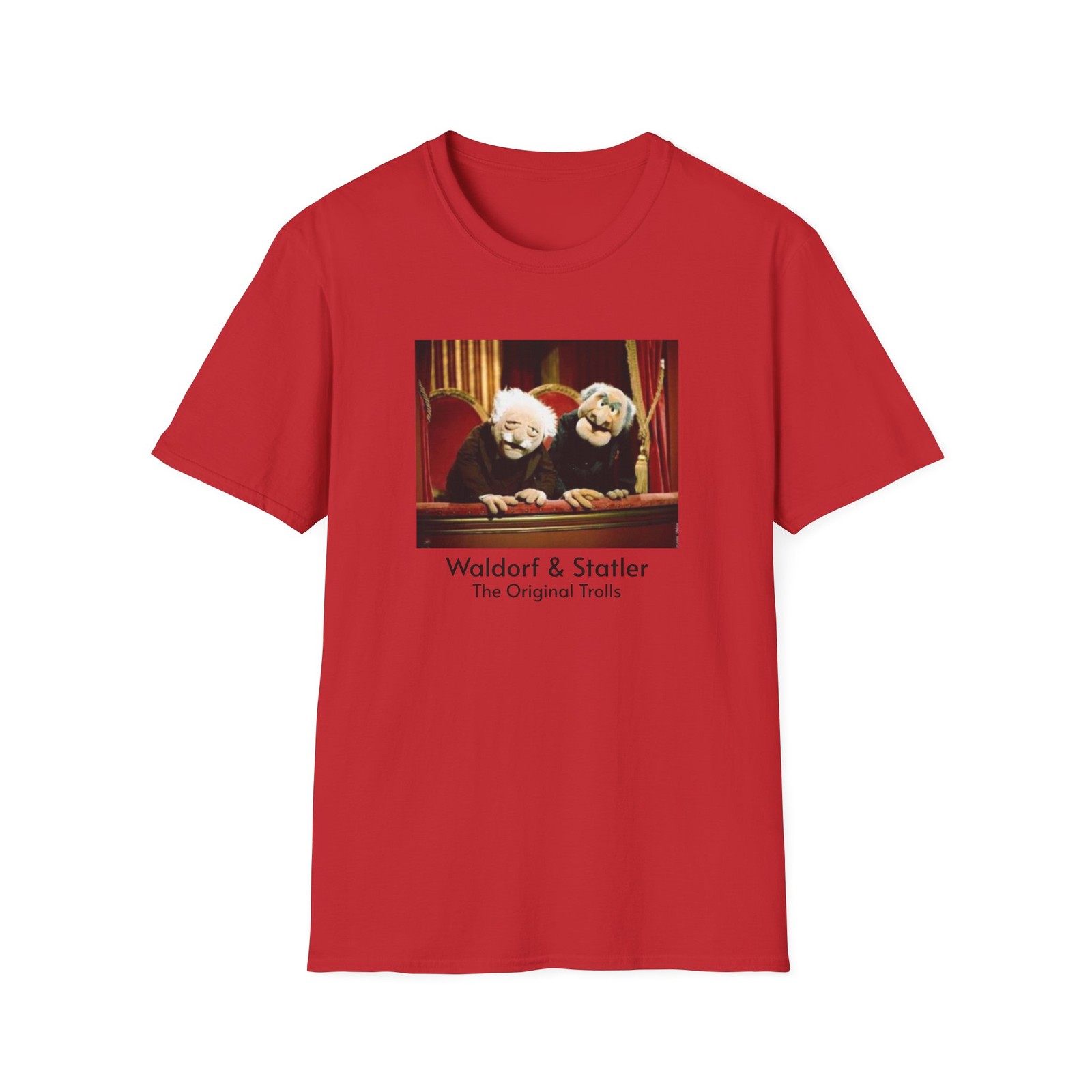Waldorf & Statler Two Muppets Original Trolls T-Shirt | Theater