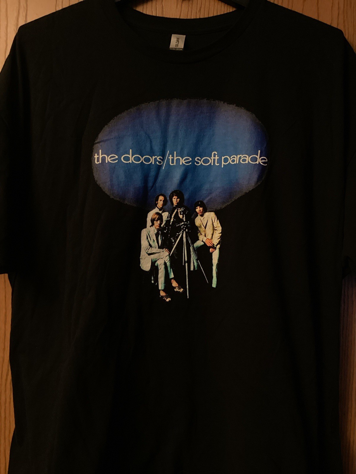 The Doors – “The Soft Parade” – Black Shirt Featuring LP Cover Image – Black/3XL