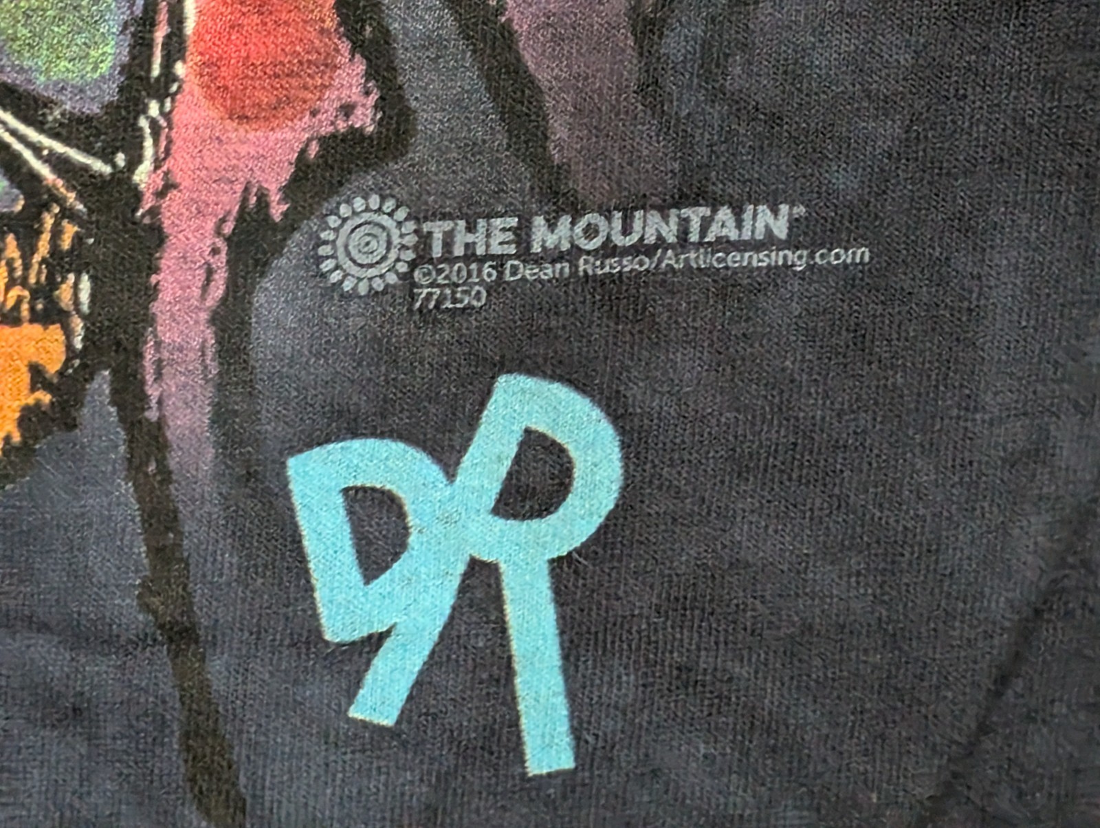 Rainforest Cafe By The Mountain Men's T-shirt Blue Wild Tiger By Russo 2XL #6019 gallery