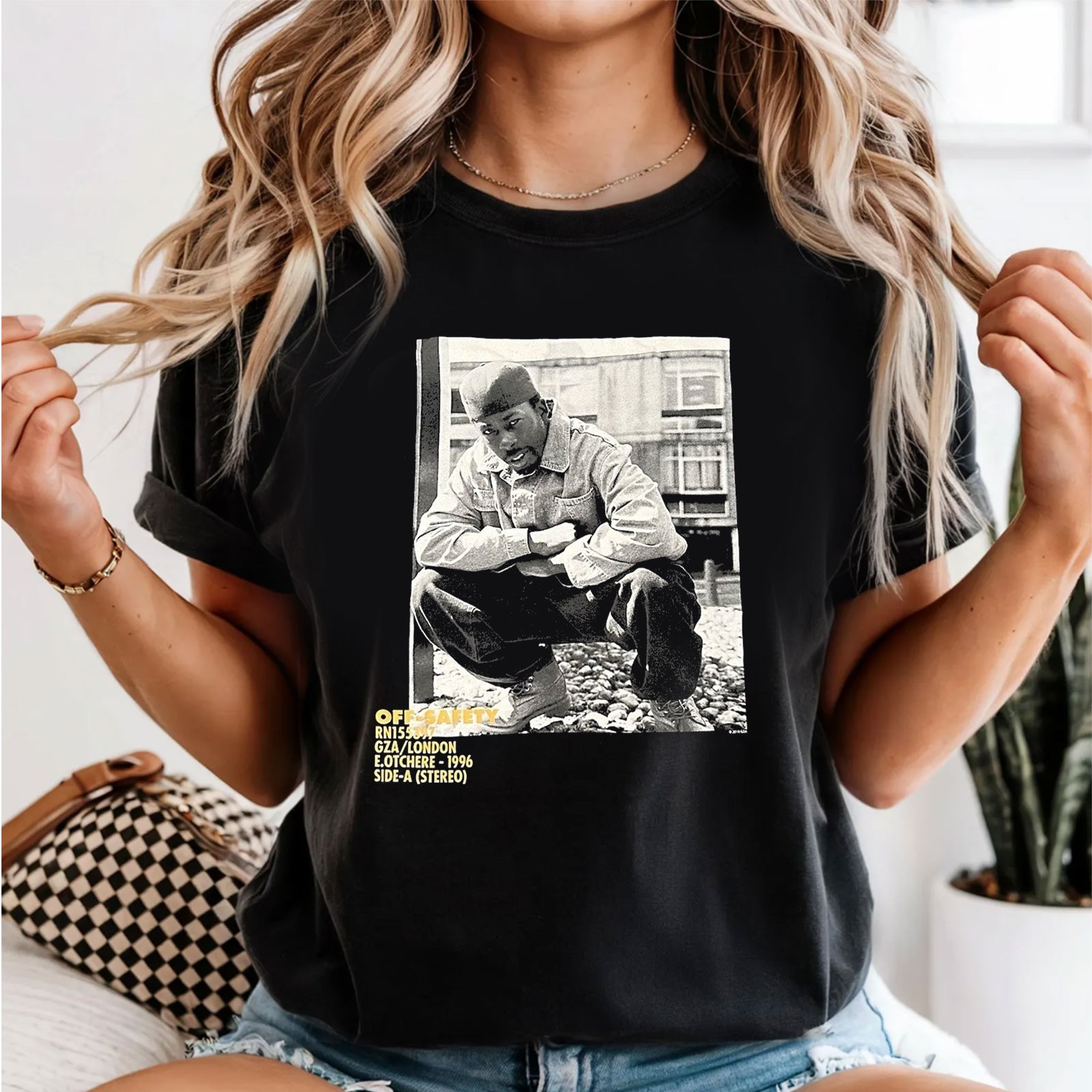 Wu-Tang Clan T-Shirt GZA / London Black Adult Tee gallery