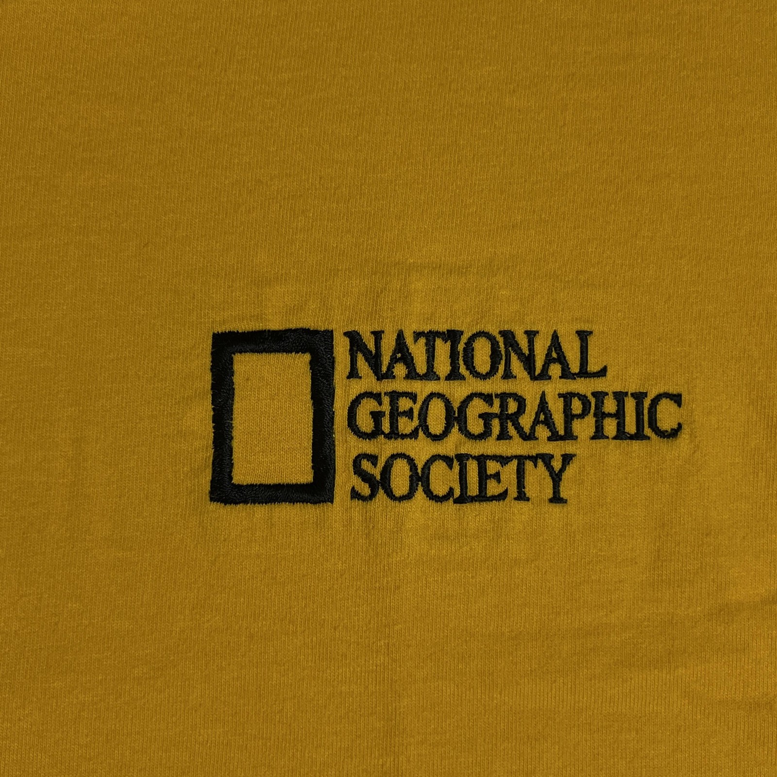 National Geographic Society Shirt Mens Designer Vintage Made USA Embroidered Tee gallery