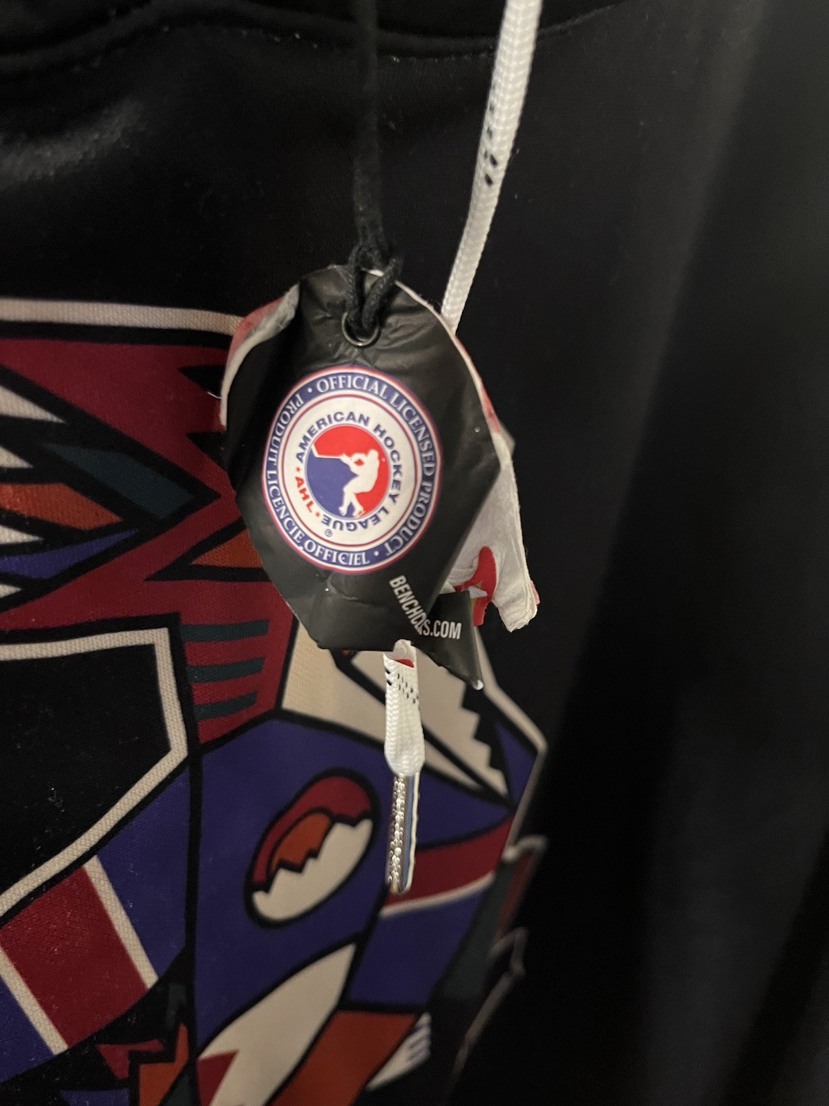 Tucson Roadrunners Kachina Alternate AHL Hockey Lace Hoodie L Large gallery