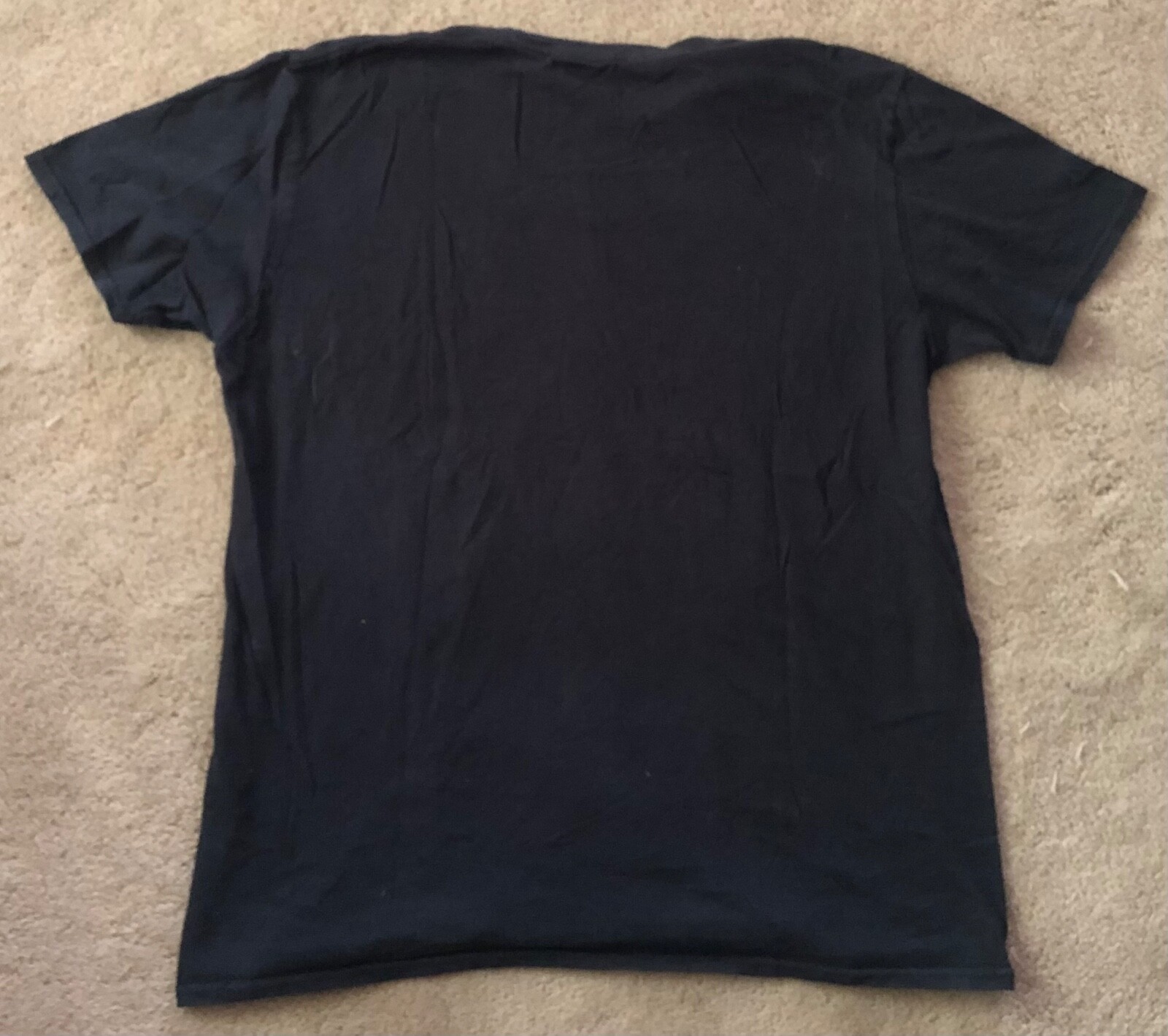 Nirvana Smiley Face Kurt Cobain Grunge 90's Black T-Shirt Size - see measurement gallery