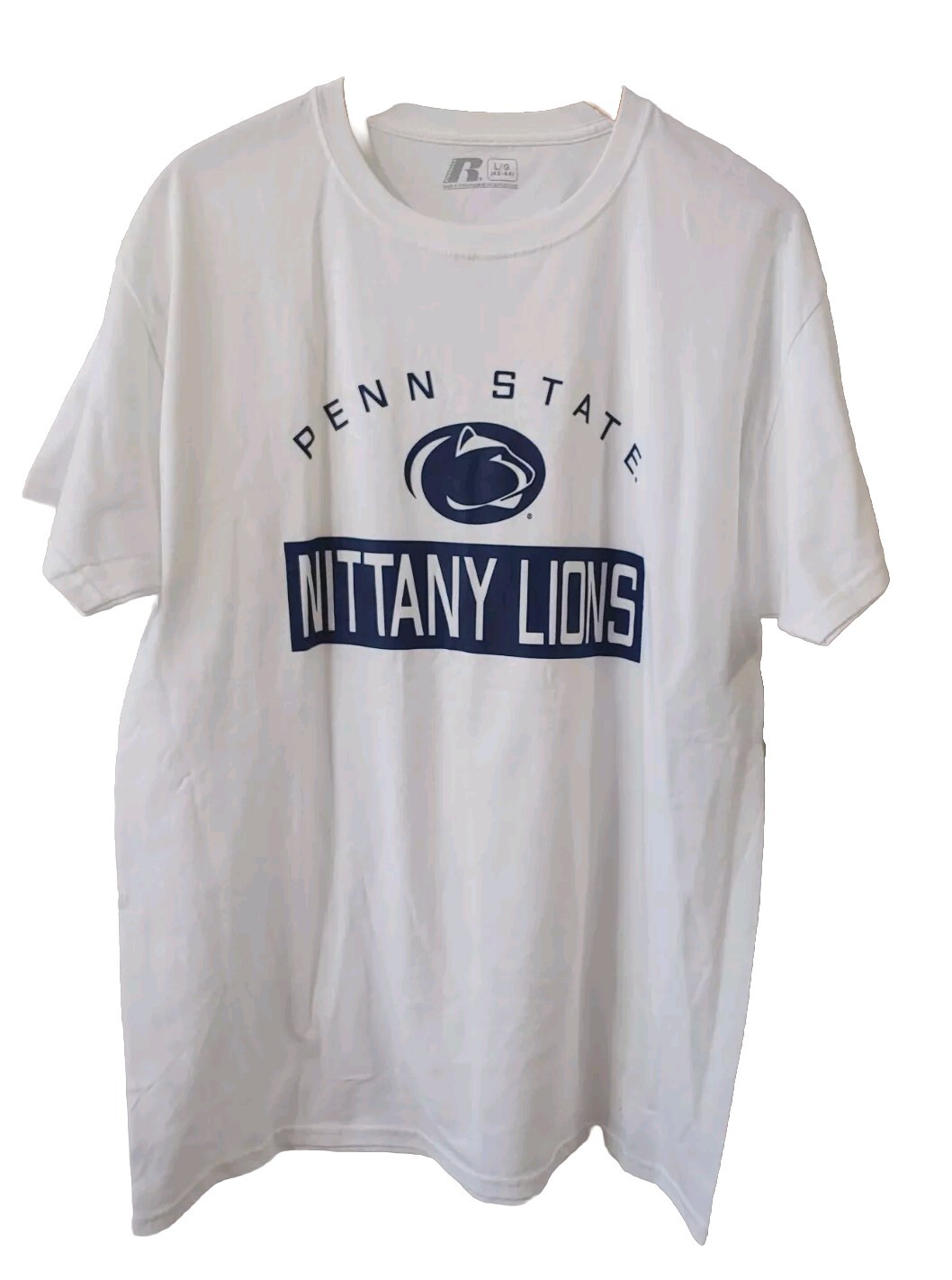 Russell T-Shirt Mens L White Graphic S/S Crew Neck Penn State Nittany Lions gallery