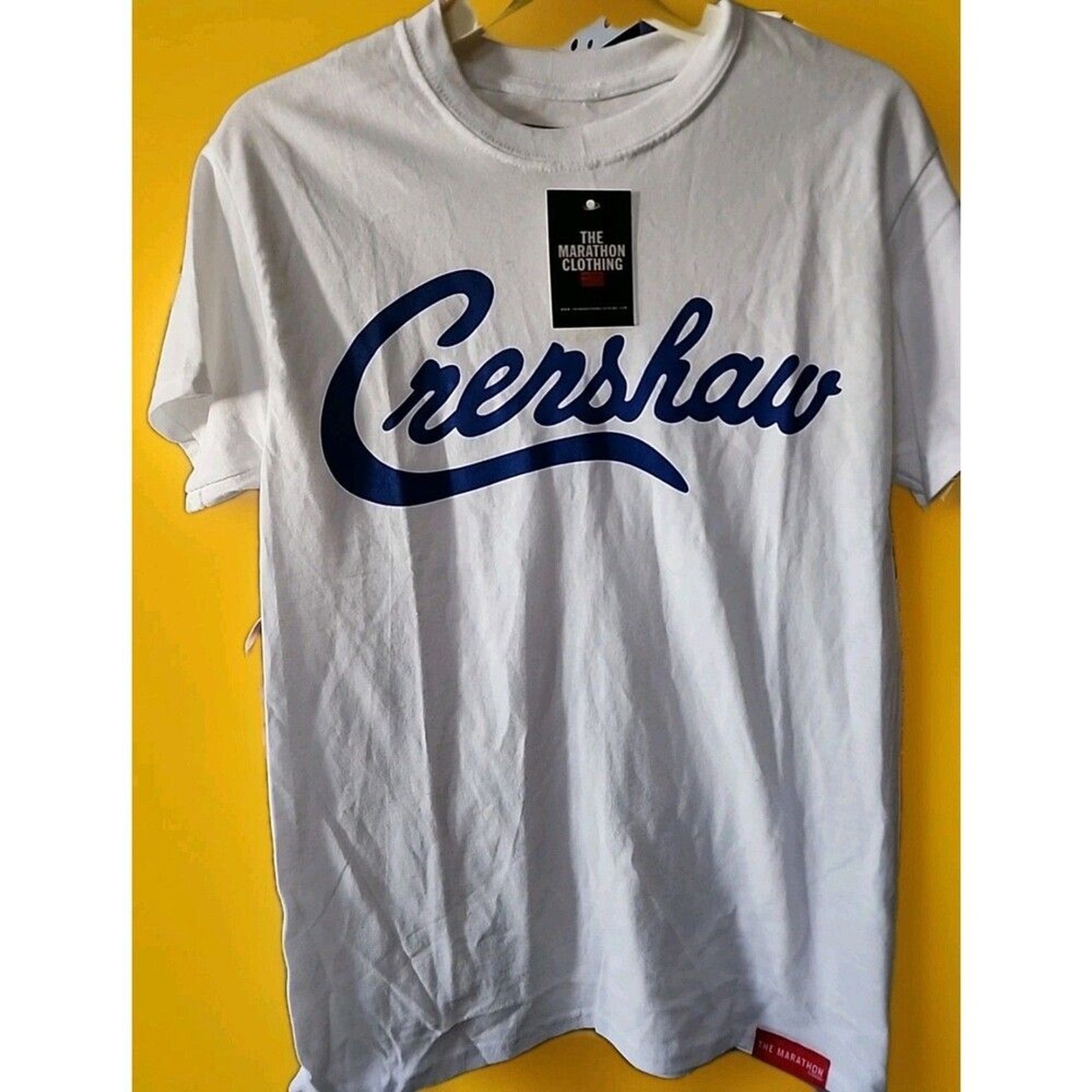The Marathon Clothing “Crenshaw” Nippy Hussle Small T-shirt NWT Cr70 Excellent
