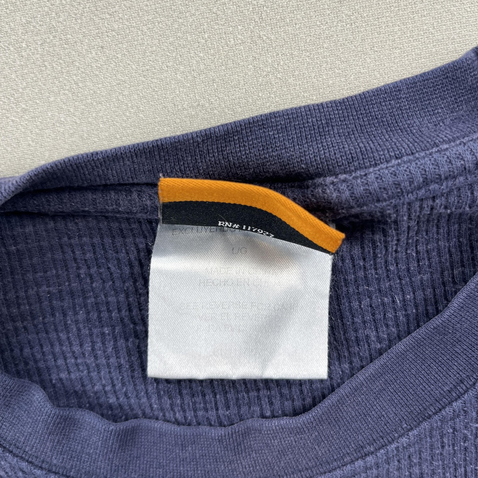 Vintage AND1 T-Shirt Mens Large Blue Thermal Waffle Knit Basketball Long Sleeve gallery