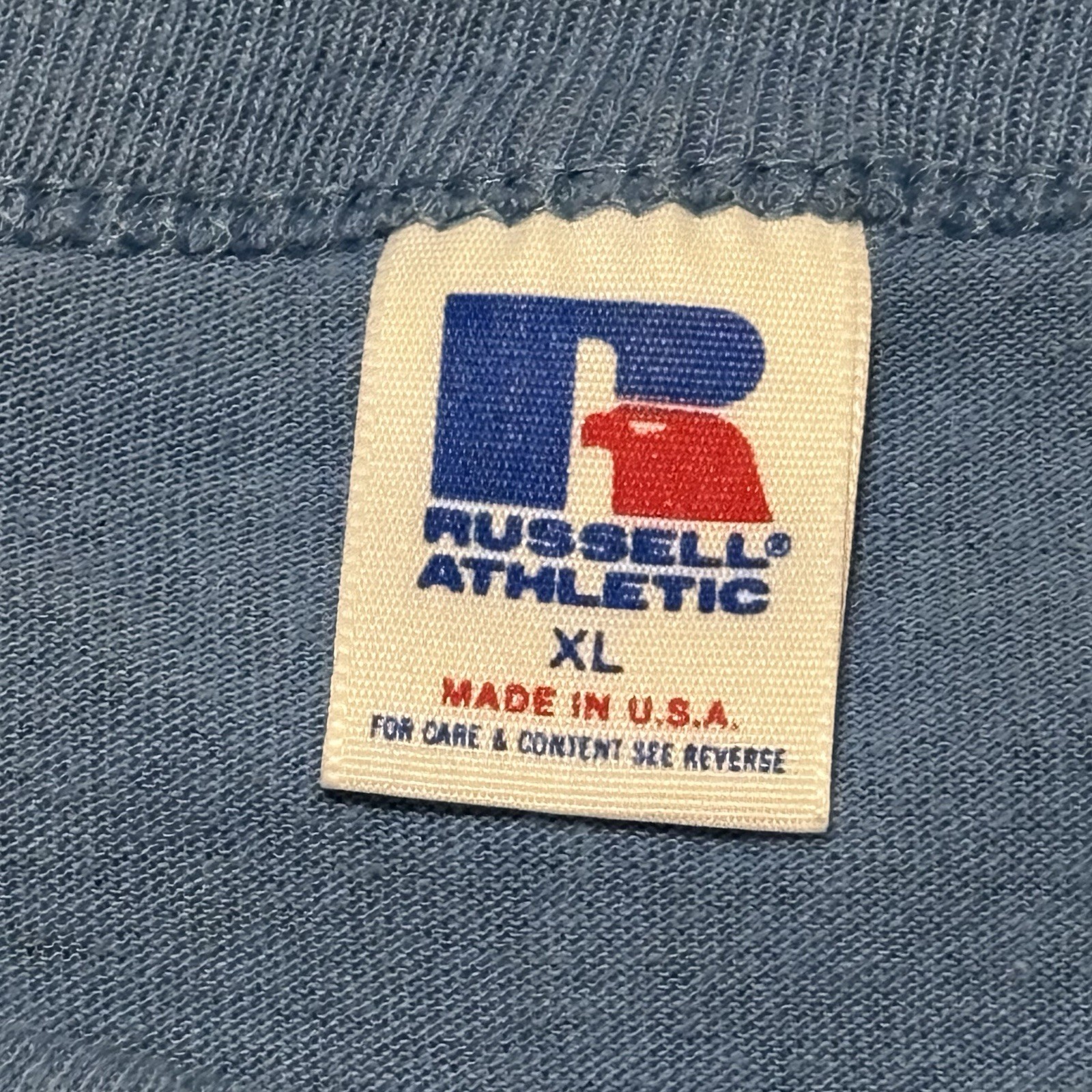 Vtg Russell Athletic XL Single Stitch Shirt USA Made 1993-94 Saturday Basketball gallery
