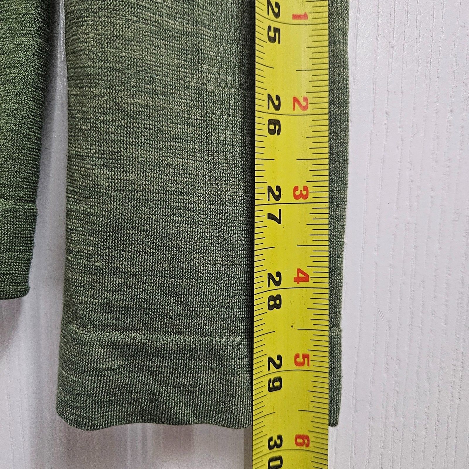 Wool Nylon Blend Men's Small Tall Grunge Distressed baselayer Gorpcore T-Shirt gallery
