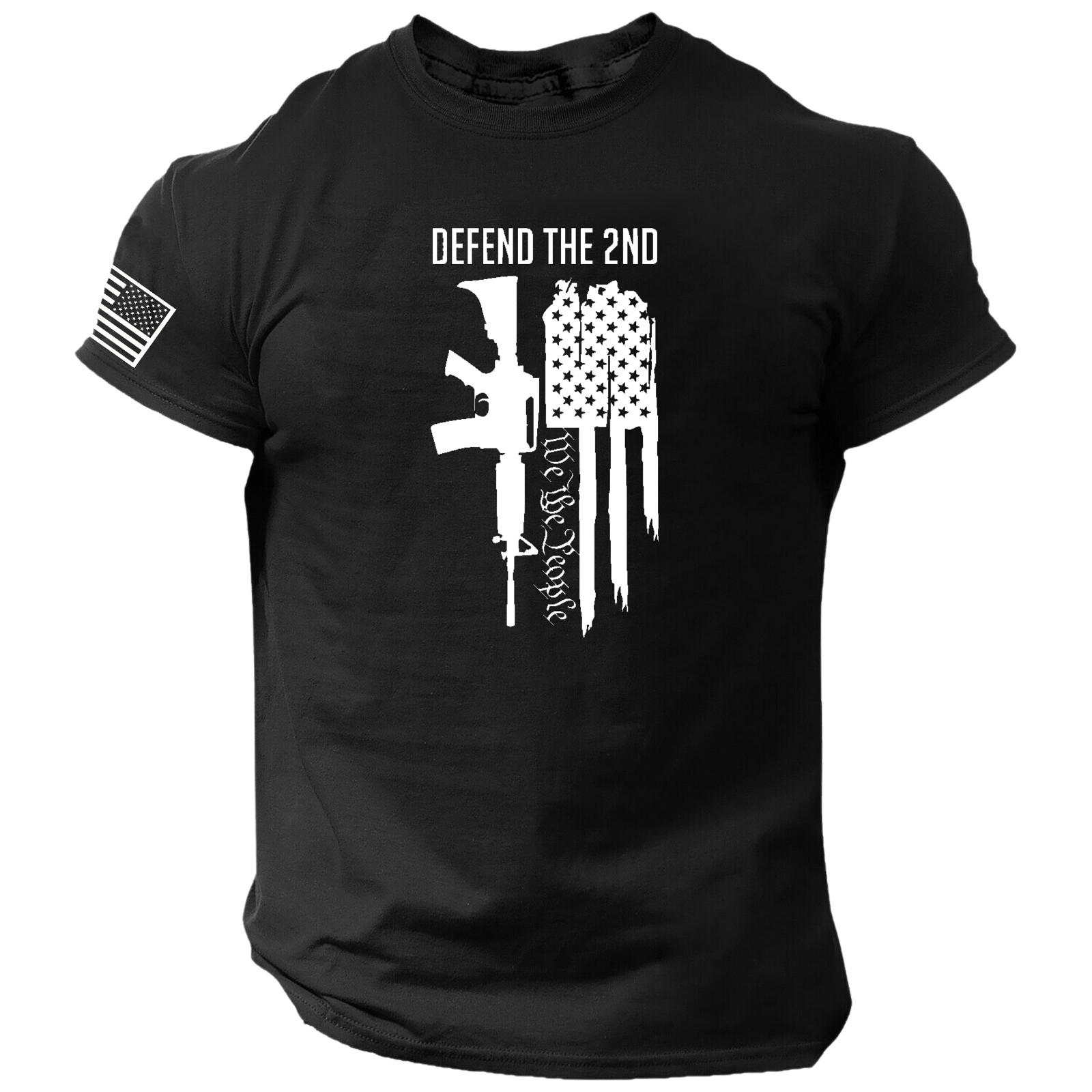 Defend The 2nd Amendment T-Shirt, American Flag, We The People, USA, 1776, 2A gallery