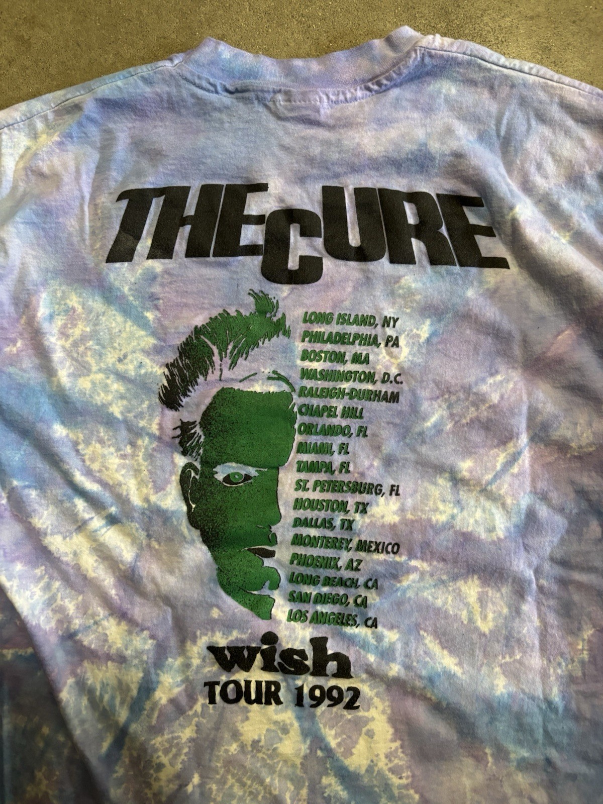 Vintage 1992 The Cure Wish Tour Band Tee Size XL Great Condition gallery