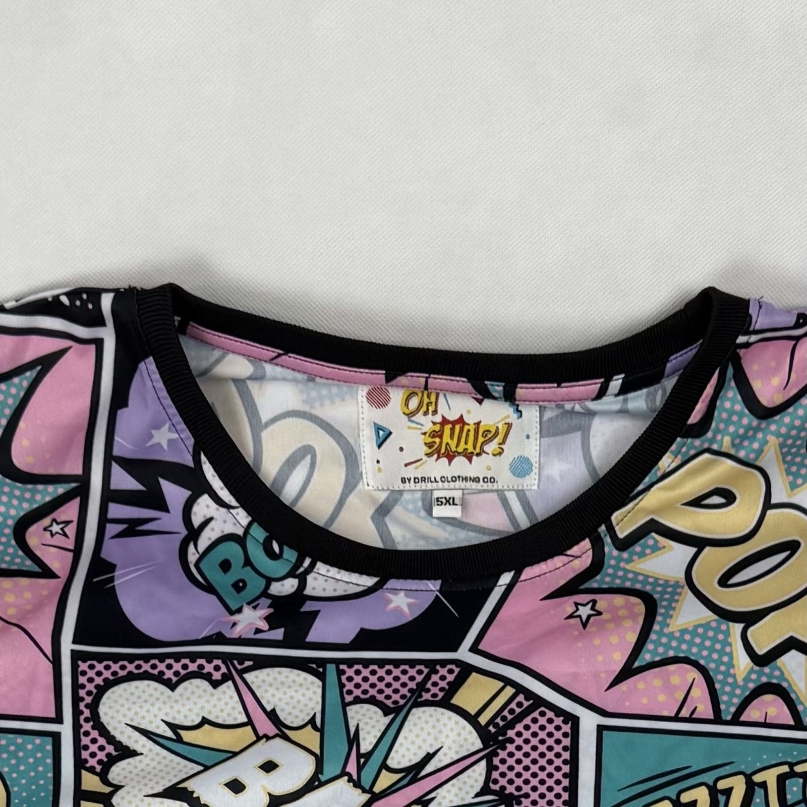 Oh Snap Drill Clothing Co Mens 5XL Comic Pop Art Graphic T-Shirt 9707196 gallery