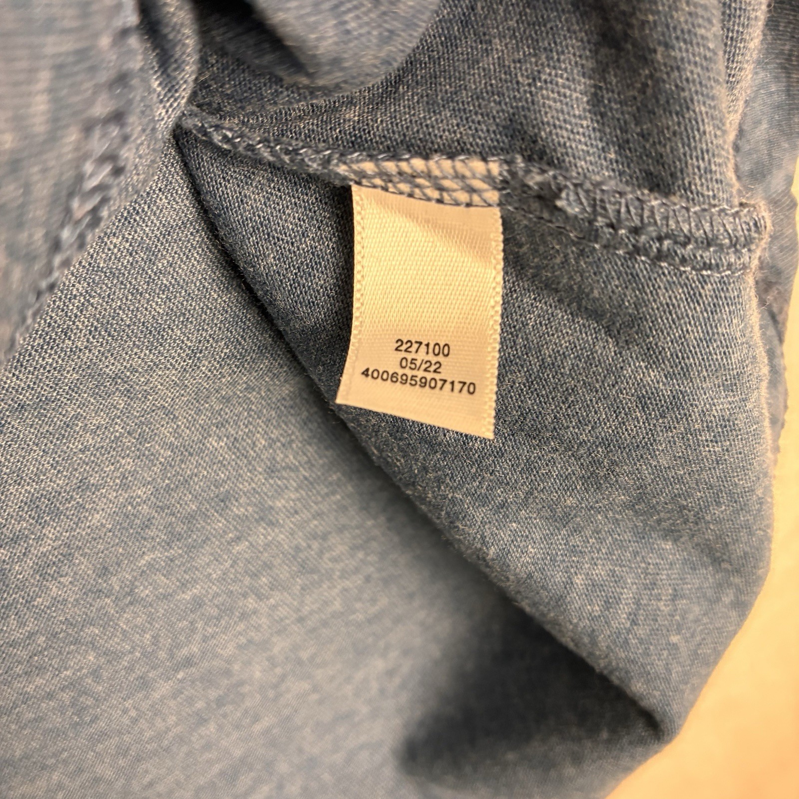 Sonoma Goods For Life Supersoft Tee Men’s Size LT Blue & Gray Baseball Tee NWT gallery