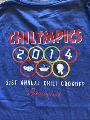 2 Lot Bud Light 2014 2016 Annual Chili Cook Off T Shirt Vintage 2 Sided Size M