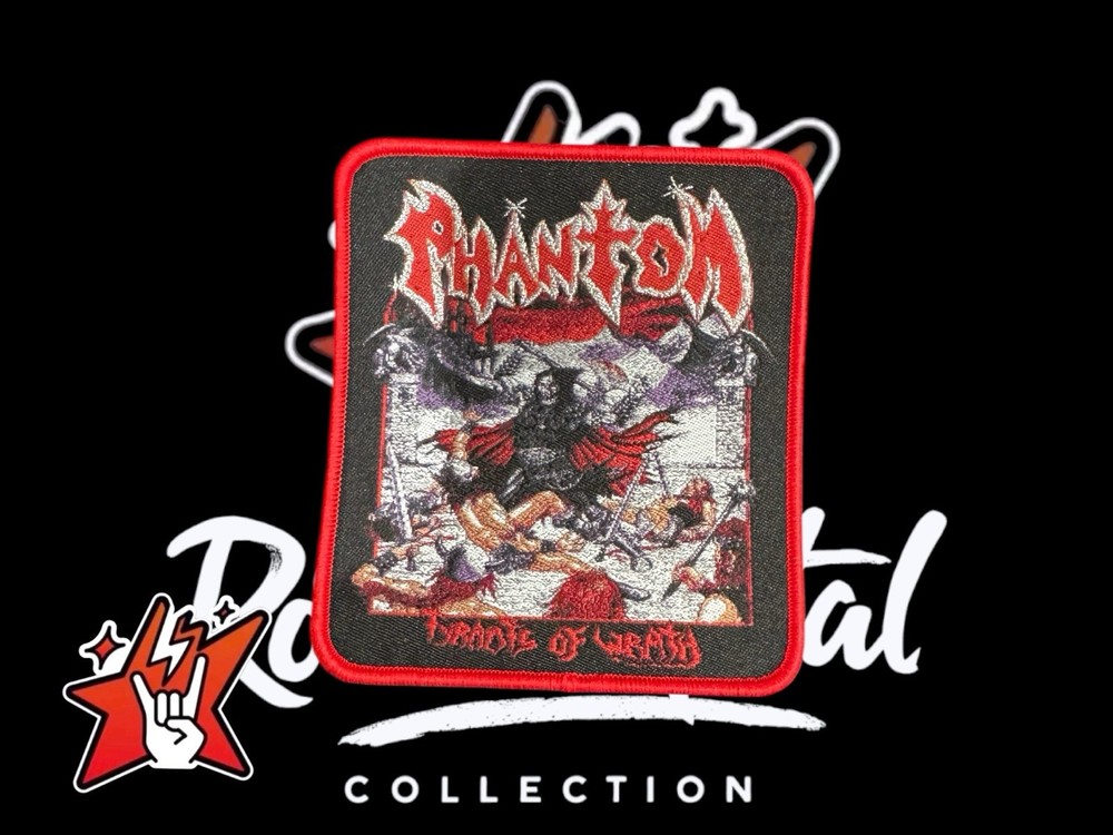 Phantom Official Exclusive Woven Patch Sepultura Venom Cruel Force Sodom Kreator