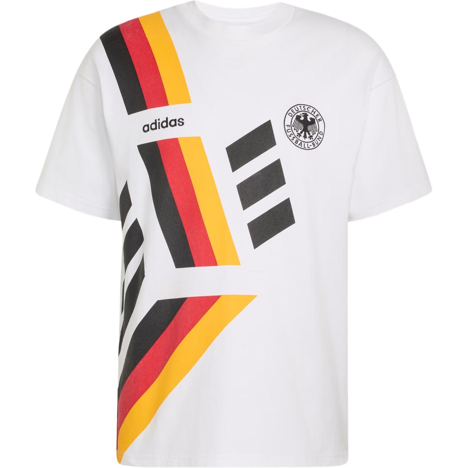 Adidas Originals T Shirts Men's White Crew Neck Moderate KE0086 Size gallery