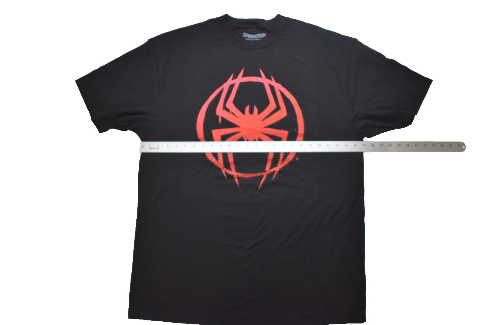 Spider-Man Across The Universe Mens Big & Tall Splatter Logo Shirt New 2XLT gallery