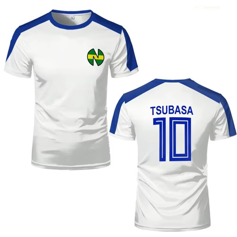 Captain Tsubasa Custom Sports Cosplay Top – Anime Football Jersey Tee gallery