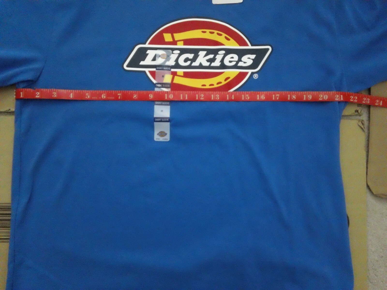 NWT Men's Size Medium Dickies Logo S/S Blue T-Shirt 100% Cotton gallery
