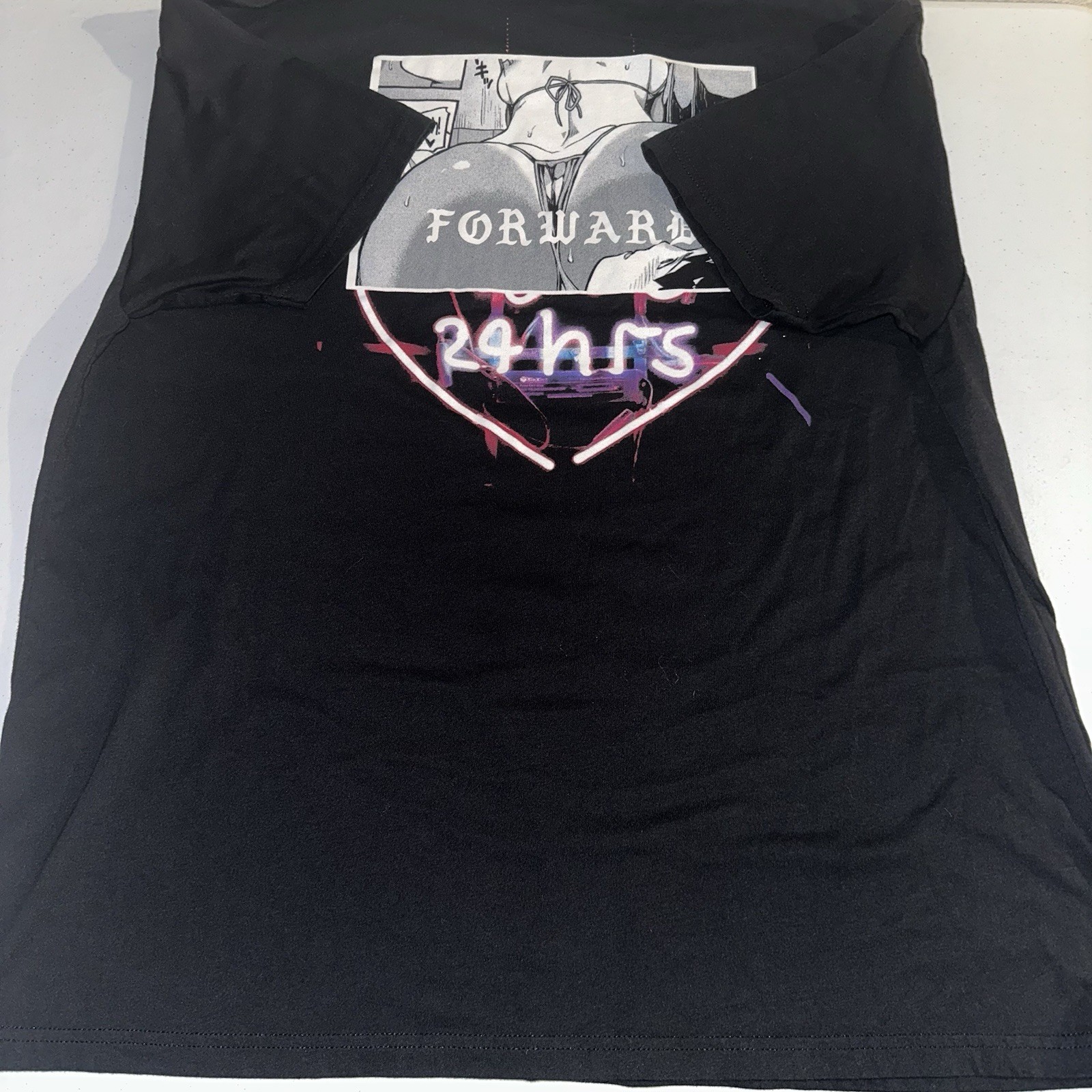 Forward Observations Group FOG Short Sleeve Black T-Shirt 24 Hours Size 3XL gallery