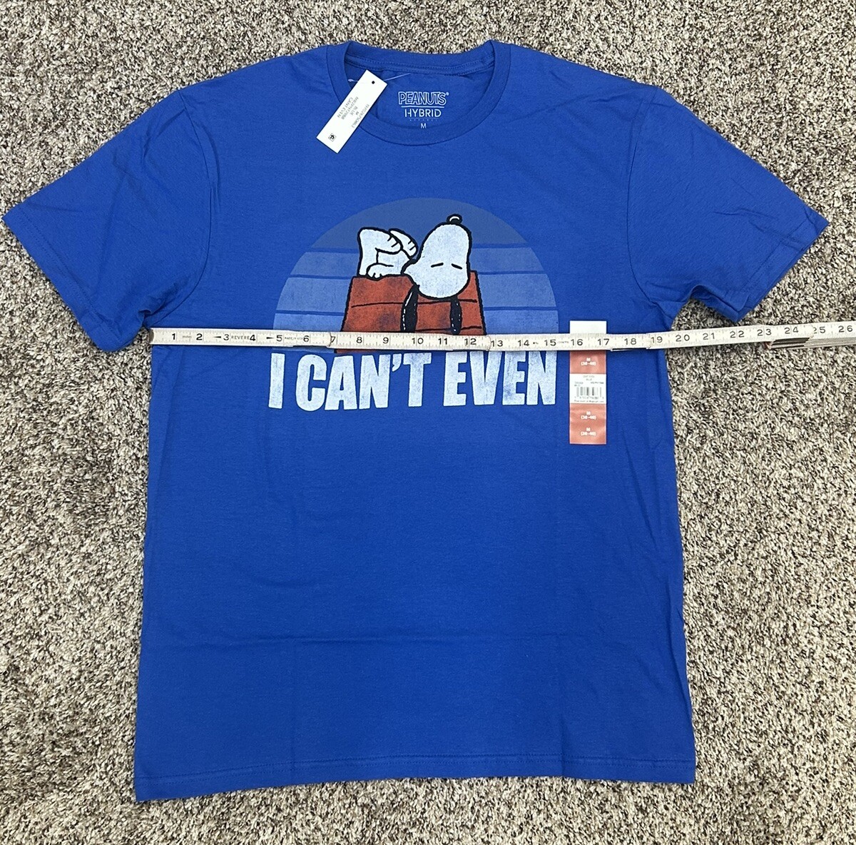 New Snoopy Peanuts Royal Blue T-shirt Tee Unisex Size MEDIUM gallery