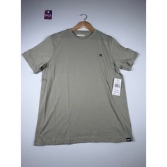 Hurley Explore Icon Short Sleeve Shirt Men Small Light Olive Green NWT
