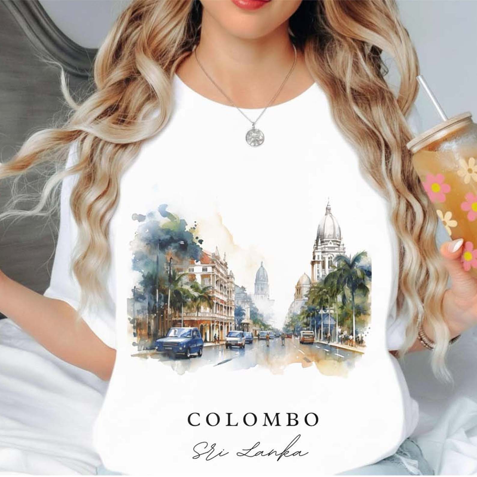 Colombo Unisex Shirt Travel Gift Sri Lanka Trip Lover Souvenir Tee
