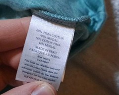 New FAHERTY Cloud Cotton HENLEY T-Shirt Men’ Large Green Smooth Jade Heather