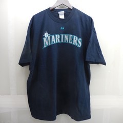 2000s Majestic Seattle Mariners Ken Griffey Jr 24 Navy Blue T-Shirt Mens 2XL MLB