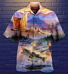 Mens Button Down Psychedelic Hippie Graphic Hawaiian Top Novelty Holiday Shirt