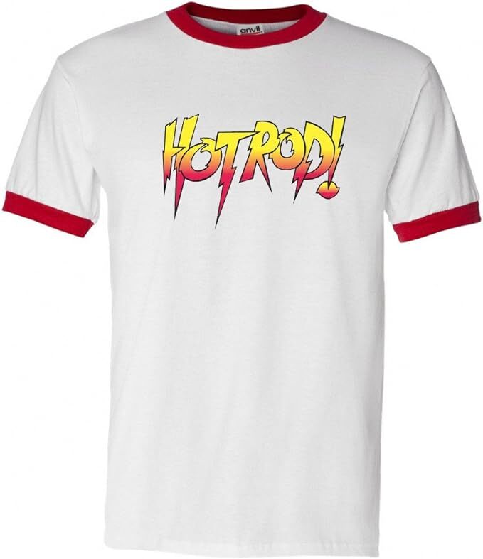 Men's Rowdy Roddy Piper Hot Rod Wrestling White Adult T-Shirt gallery