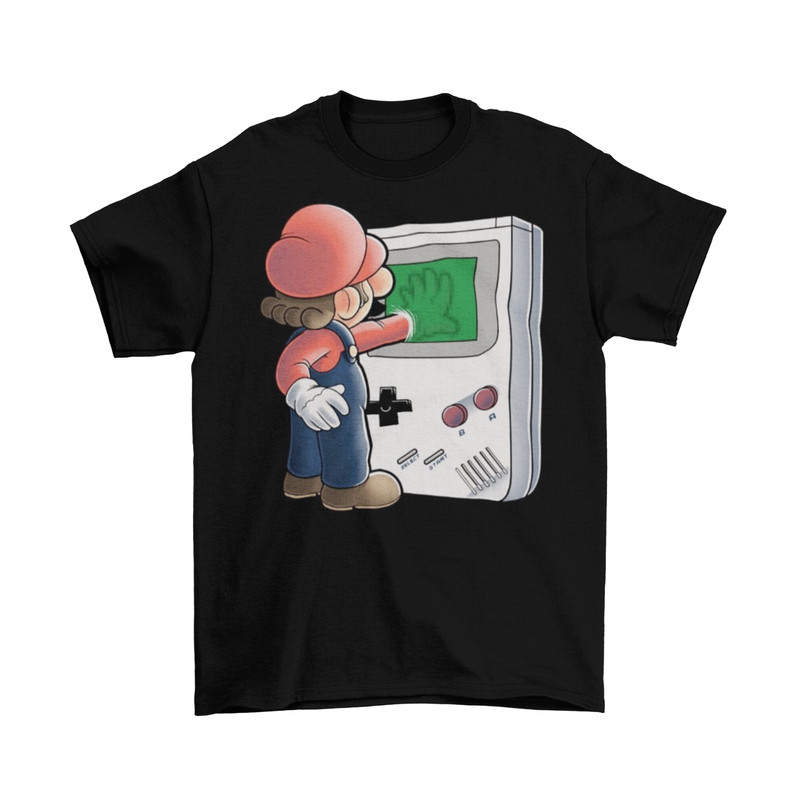 Nintendo Super Mario Brothers Gameboy T-Shirt Unisex Cotton Video Game Brand New