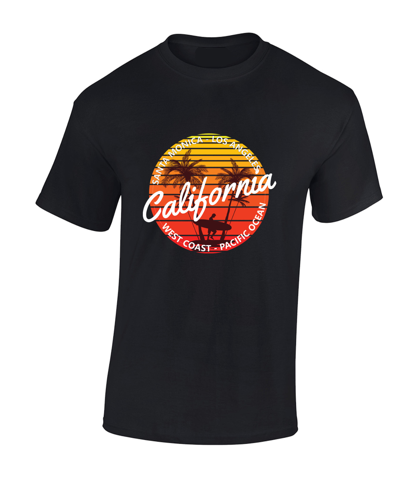CALIFORNIA WEST COAST MENS T SHIRT COOL SUMMER BEACH HOLIDAY CLOTHING TOP gallery