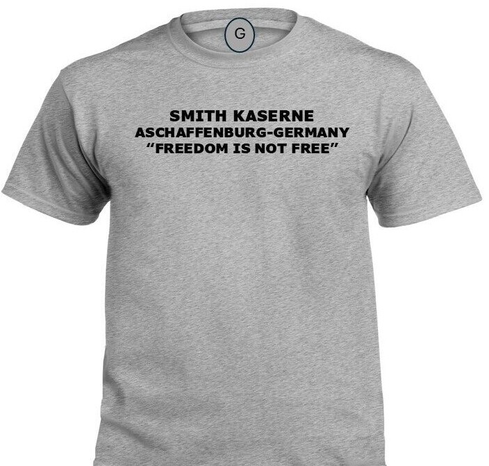 TAUKKUNEN BARRACKS *WORMS-GERMANY* FREEDOM* INDIVIDUAL BASE PT SHIRT gallery